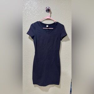 Old Navy Black Short Sleeve Dress